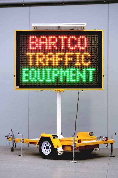 7 Portable Solar Powered Variable Message Signs ideas | traffic light ...