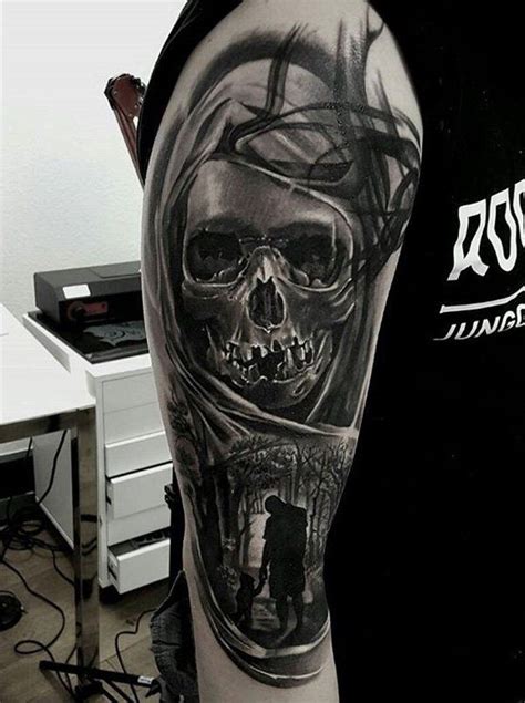 100 Awesome Skull Tattoo Designs | Cuded | Skull tattoos, Skull tattoo design, Tattoo designs