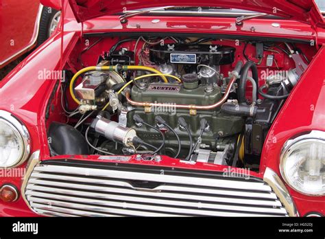 Austin Mini engine Stock Photo - Alamy