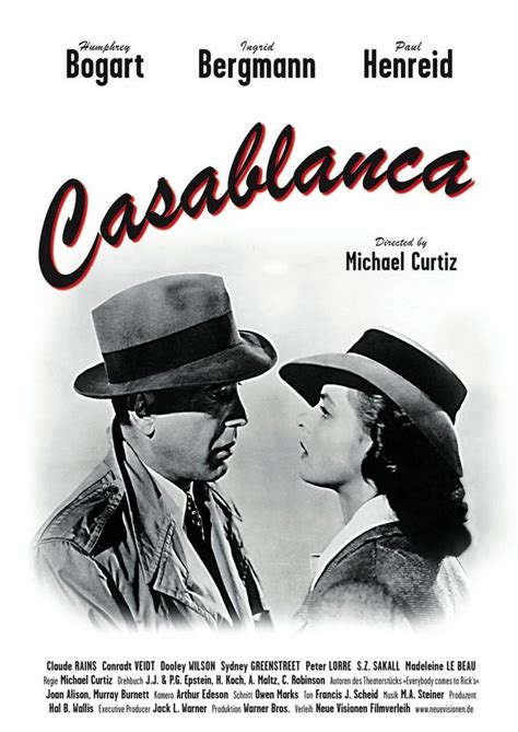 Pin on Casablanca Movie Posters