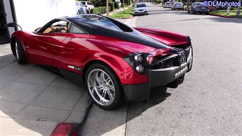 New RED Pagani Huayra Arrives in LA - FIRST Look! - YouTube