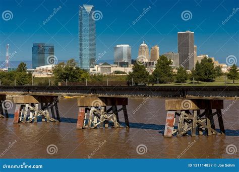 Oklahoma City Skyline, Oklahoma City, Oklahoma Stock Image - Image of ...