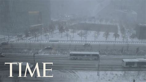 Timelapse Of Northeast Snow Storm In 60 Seconds | TIME - YouTube