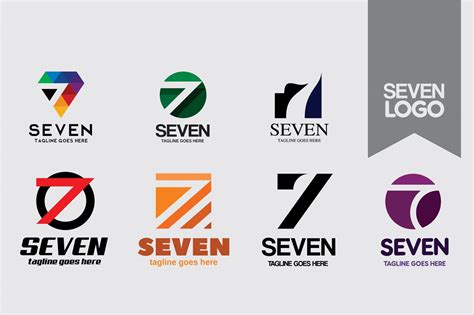 Number Seven Logo | Branding & Logo Templates ~ Creative Market