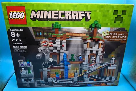 LEGO Minecraft 21118: The Mine, Complete w/Box & Instructions, Great ...