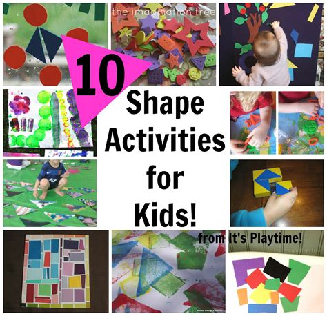 10 Shape Learning Activities for Kids [It's Playtime!] - The Imagination Tree