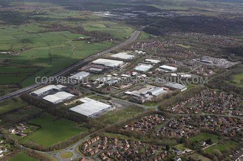 Aerial photography of Fulwood Preston Lancashire aerial photograph of a ...