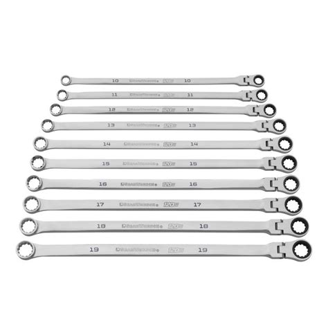 Gearwrench 10pc 120XP XL Ratcheting Flex Head Spline Wrench Set 10-19mm #86126 Auto Parts and ...