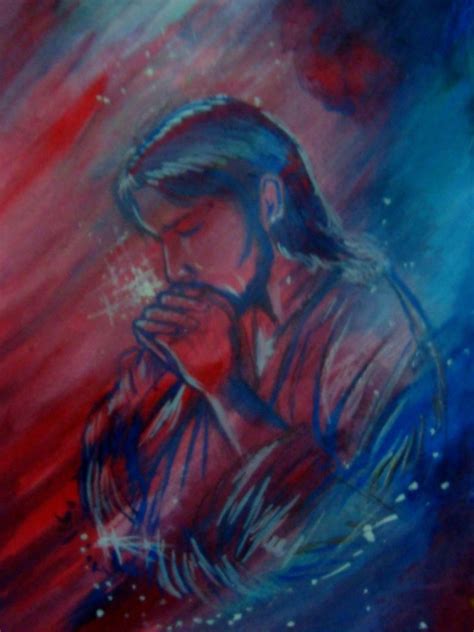 Jesus Christ Praying by Oscarliima on DeviantArt