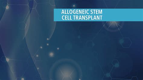 Understanding Allogeneic Stem Cell Transplant - CancerConnect