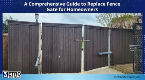 Replace Your Fence Gate: A Comprehensive Guide