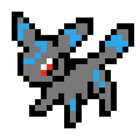 Pokemon Pixel Art Umbreon