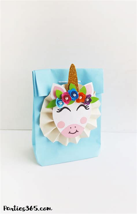 DIY Unicorn Party Favor Bags and Printable - Parties 365