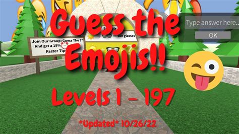 Roblox: Guess the Emoji *Updated* (10/26/22) Check Pinned Comment ...