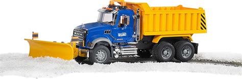 MACK Granite Dump Truck with Snow Plow Blade - The Village Toy Store