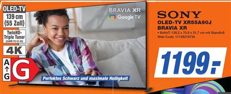 SONY OLED-TV XR55A90J BRAVIA XR Angebot bei K+B Expert