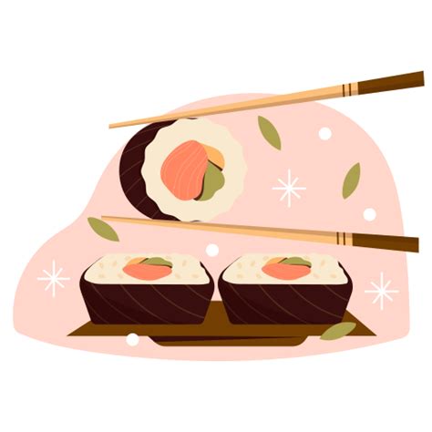 Sushi Stickers - Free food Stickers