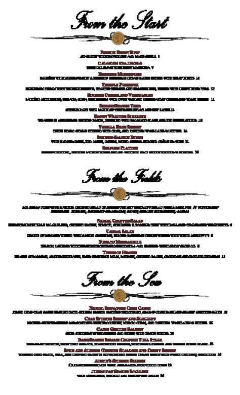 Menu at Wooden Nickel pub & bar, Monroeville