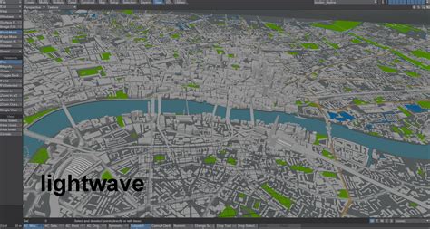 3d london skyline model