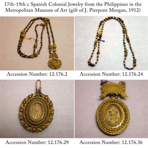 Spanish Colonial Philippines Gold Tamborin Necklace — Heart of Hearts ...