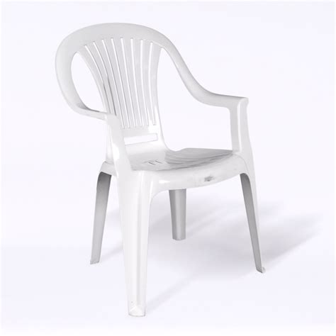 Plastic garden chair