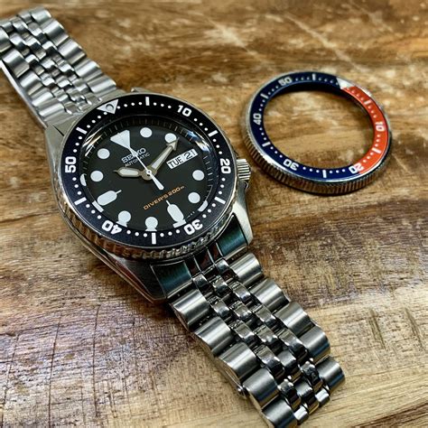 [WTS] Seiko SKX013 w/ Bracelet + Bonus Pepsi Bezel : r/Watchexchange