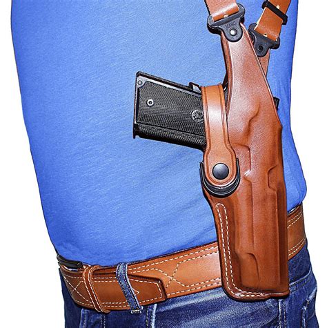 Vertical Shoulder Holster Double Magazine Walther Q5 Match SF 9mm 5’’BBL #1499# - Holsters