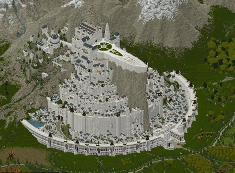 Minecraft Middle Earth: Minas Tirith Minecraft Map