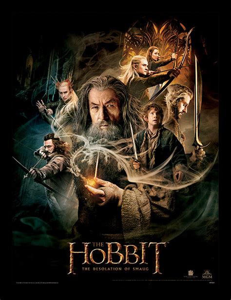 The Hobbit Trilogy Movie Poster Collection Set Of Lord Of The Rings NEW ...