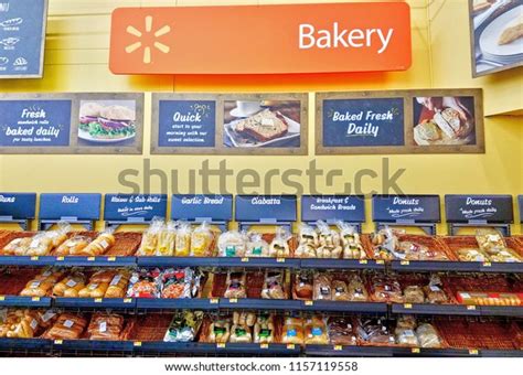 Walmart Bakery Fresh Bread Donuts Department Stock Photo (Edit Now ...