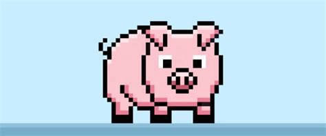 How to Make a Pixel Art Pig - Mega Voxels