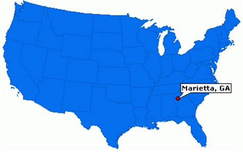 Marietta, Georgia - Map Locator