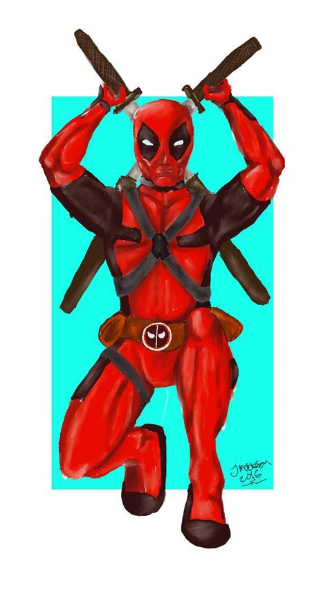 Superhero Landing Deadpool by mabo90 on DeviantArt