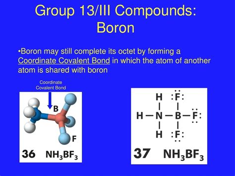 PPT - Group 13/III Compounds: Boron PowerPoint Presentation, free download - ID:501515