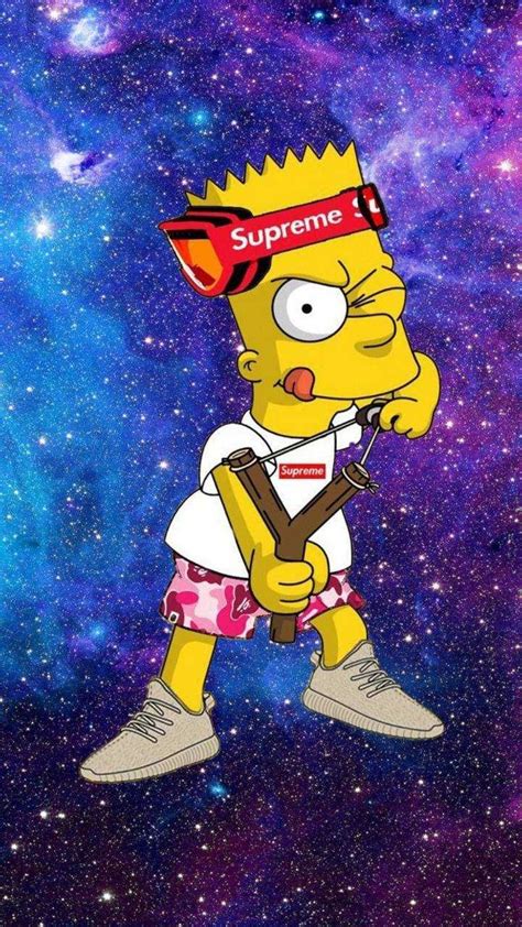 Bart Simpson Supreme Wallpaper - Supreme Bart Wallpapers Broken Panda ...