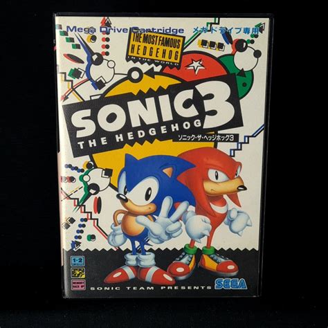 Sonic The Hedgehog 3 Sega Megadrive Japan Ver. Platform Mega Drive 1994