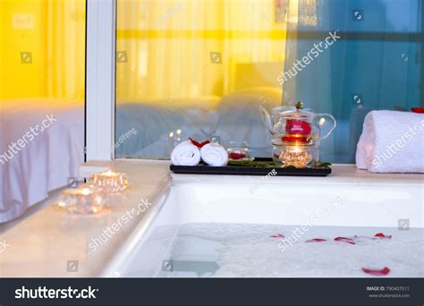 Interior Modern Spa Bathroom Luxury Hotel Stock Photo 790407511 ...