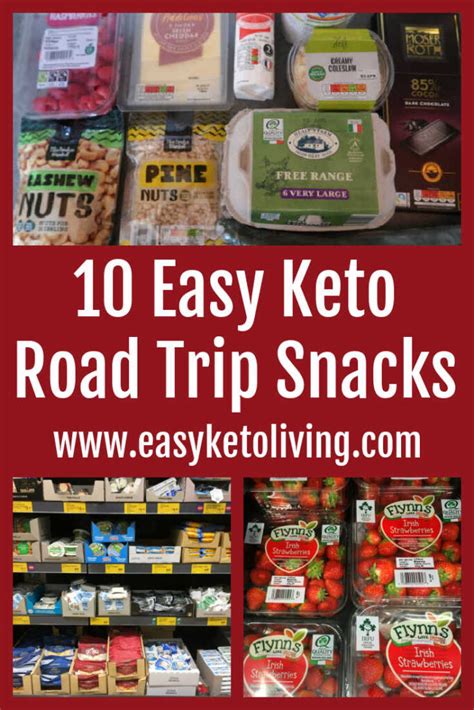 10 Keto Road Trip Snacks - Best Easy Low Carb Travel Food Ideas