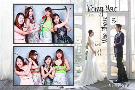 Wedding Photo Booth Singapore | Studio Quality Photographs