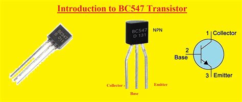 BC547 Transistor Pinout, Datasheet, Equivalent, Circuit, 55% OFF