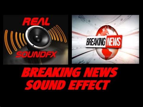 BREAKING NEWS sound effect #3 - realsoundFX - YouTube