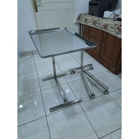 Jual Meja Mayo Stainless Steel - Meja Makan - Meja Instrument Medis | Shopee Indonesia