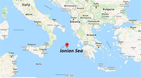 About Ionian Sea, facts and maps - IILSS-International institute for ...