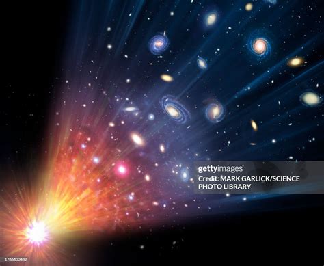 Big Bang And Expanding Universe Illustration High-Res Vector Graphic ...