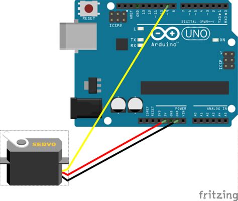 Servo Motor (Continuous Rotation) + Arduino - ESE205 Wiki