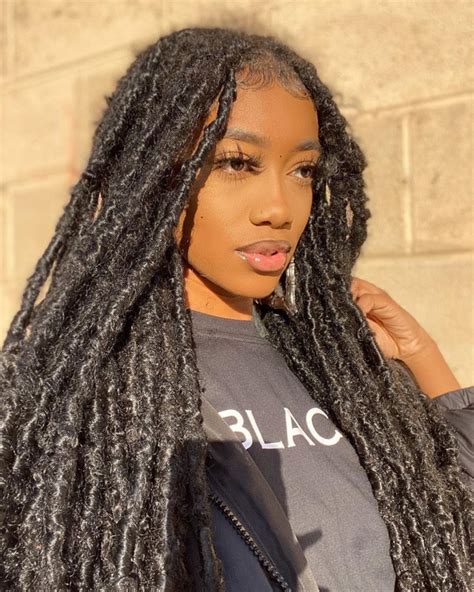 Distressed Locs Styles : Ideas for Natural Faux Locs | Jorie Hair