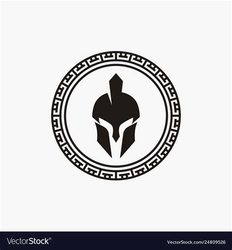 Spartan Greek Coin Logo Design Royalty Free Vector Image, 55% OFF