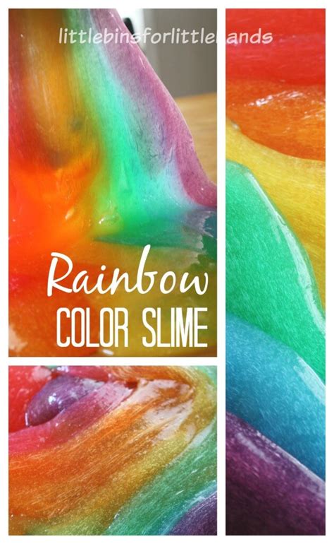 Rainbow Slime: How To Make Cool Colored Slime