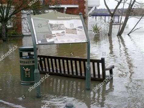 Flooding Henley On Thames Editorial Stock Photo - Stock Image | Shutterstock