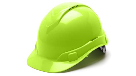 PYRAMEX: Ridgeline Cap Style Hard Hat HP44131V Hi-vis Lime - Safety ...